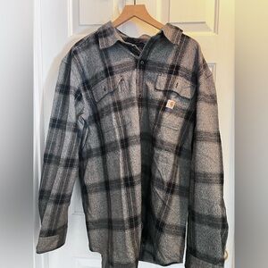 Carhartt heavy flannel shirt